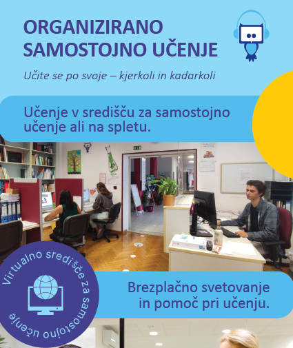 Prva stran letaka Organizirano samostojno učenje